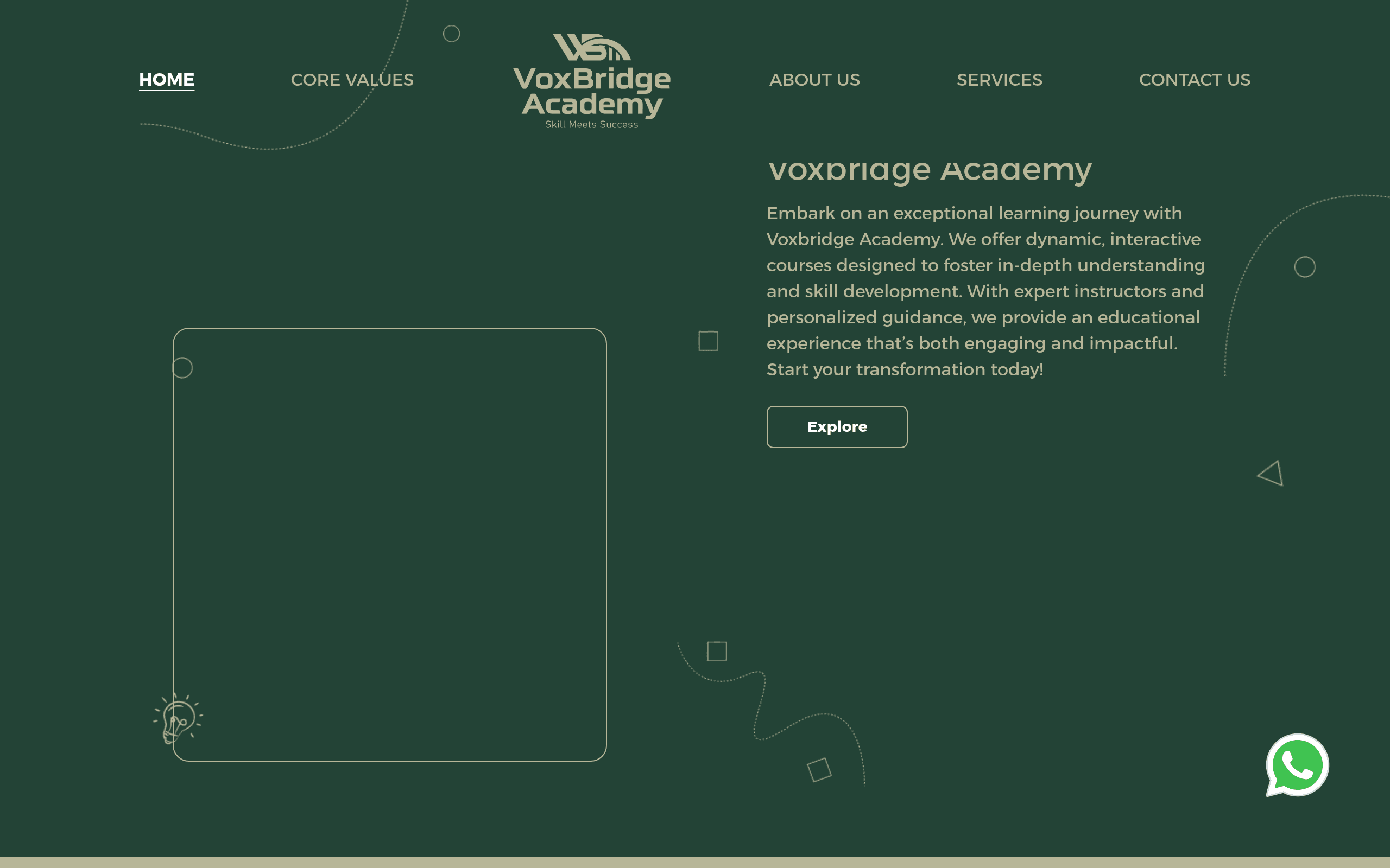 voxbridge-academy desktop preview